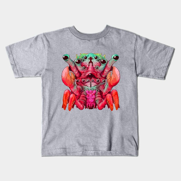 Crustaceo Fungus Kids T-Shirt by RadioactiveUppercut